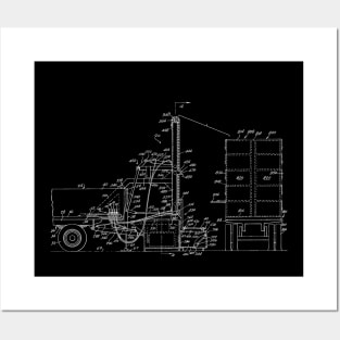 Turkey Loading Apparatus Vintage Patent Hand Drawing Posters and Art